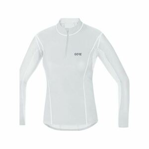 GORE Cyklistické triko s dlouhým rukávem - GWS BL THERMO - bílá XS obraz