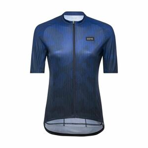 GORE Cyklistický dres s krátkým rukávem - RAIN CAMO WMN - modrá 38 obraz