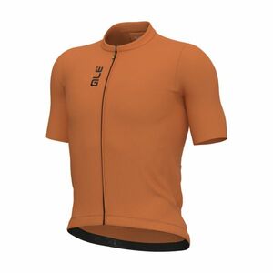 ALÉ Cyklistický dres s krátkým rukávem - COLOR BLOCK PRAGMA - oranžová M obraz
