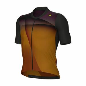 ALÉ Cyklistický dres s krátkým rukávem - SPRINTER R-EV1 - oranžová/černá/růžová 2XL obraz