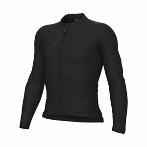 ALÉ Cyklistický dres s dlouhým rukávem letní - COLOR BLOCK PRAGMA - černá 2XL obraz