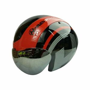 HAVEN Cyklistická přilba - 3T SHOT - červená/černá (58–62 cm) obraz