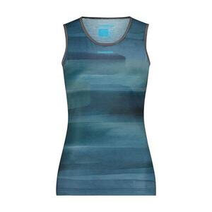 SHIMANO Cyklistické triko bez rukávů - VERTEX SL - modrá S obraz