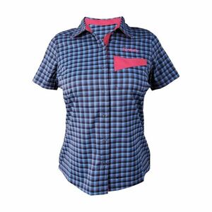 HAVEN košile - AGNESS SLIMFIT - modrá/růžová L obraz