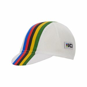 SANTINI Cyklistická čepice - UCI WORLD CHAMPION - vícebarevná UNI obraz