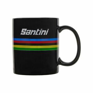 SANTINI šálky - UCI WORLD CHAMPION MUG - černá obraz