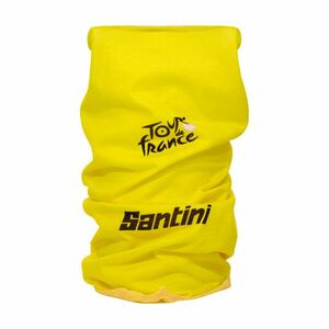 SANTINI Cyklistický nákrčník - TOUR DE FRANCE - NECK WARMER - žlutá UNI obraz