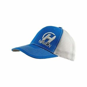 HAVEN Cyklistická čepice - TRUCKER - modrá/bílá M-L obraz