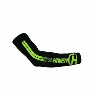 HAVEN Cyklistické návleky na ruce - SOFTIES - černá/žlutá M-L obraz