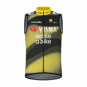 RAPIDGEAR Cyklistická vesta - VISMA TDF25 REPLICA WINDBODY - žlutá/černá S obraz