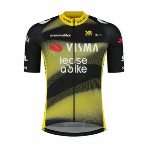 RAPIDGEAR Cyklistický dres s krátkým rukávem - VISMA TDF25 REPLICA JERSEY - žlutá/černá M obraz