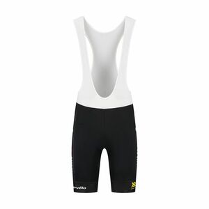 RAPIDGEAR Cyklistické kalhoty krátké s laclem - VISMA TDF25 REPLICA BIBSHORT - černá M obraz