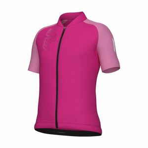 ALÉ Cyklistický dres s krátkým rukávem - FOLLOW ME KID - růžová 10Y obraz