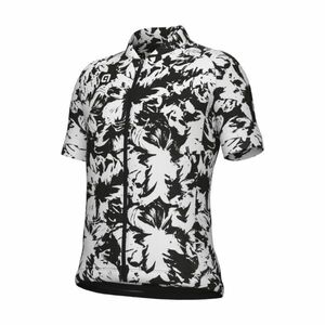 ALÉ Cyklistický dres s krátkým rukávem - ESSENZA KID - černá/bílá 14Y obraz