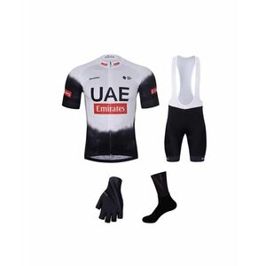 BONAVELO Cyklistický mega set - UAE 2025 - černá/bílá obraz