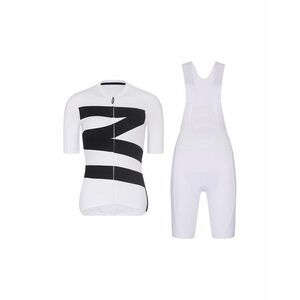 RIVANELLE Cyklistický krátký dres a krátké kalhoty - MISSVELOAIRE - bílá/černá obraz