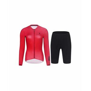 HOLOKOLO Cyklistický dlouhý dres a kalhoty - VICTORIOUS ELITE - černá/červená obraz