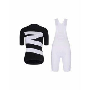 RIVANELLE Cyklistický krátký dres a krátké kalhoty - MISSVELOAIRE - černá/bílá obraz