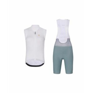 RIVANELLE Cyklistický krátký dres a krátké kalhoty - PURE - zelená/bílá obraz