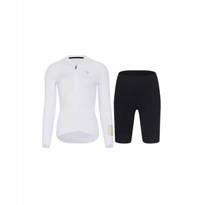 HOLOKOLO Cyklistický krátký dres a krátké kalhoty - VICTORIOUS ELITE - bílá/černá obraz