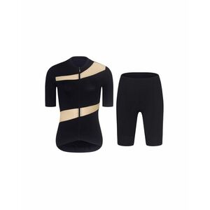 RIVANELLE Cyklistický krátký dres a krátké kalhoty - GLAMOR - béžová/černá obraz