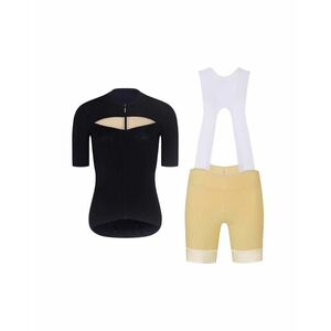 RIVANELLE Cyklistický krátký dres a krátké kalhoty - GLAMOR - černá/béžová obraz