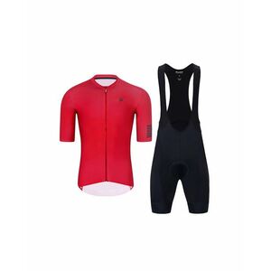 HOLOKOLO Cyklistický krátký dres a krátké kalhoty - VICTORIOUS ELITE - černá/červená obraz
