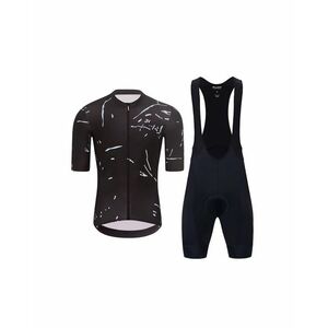 HOLOKOLO Cyklistický krátký dres a krátké kalhoty - PASSION - černá/bílá obraz