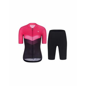RIVANELLE Cyklistický krátký dres a krátké kalhoty - ARROW II - černá/růžová obraz