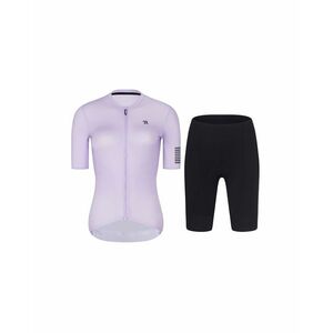 RIVANELLE Cyklistický krátký dres a krátké kalhoty - VICTORIOUS ELITE - černá/fialová obraz
