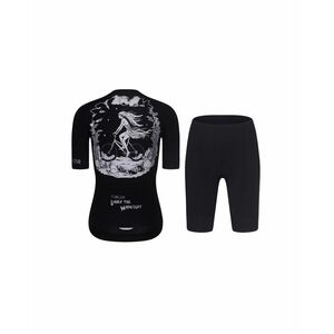 RIVANELLE Cyklistický krátký dres a krátké kalhoty - MOONLIGHT - bílá/černá obraz