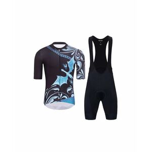 HOLOKOLO Cyklistický krátký dres a krátké kalhoty - DRAGON - modrá obraz