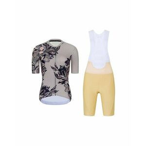 RIVANELLE Cyklistický krátký dres a krátké kalhoty - BAROC - černá/béžová obraz