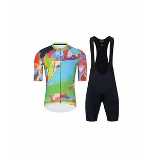 HOLOKOLO Cyklistický krátký dres a krátké kalhoty - DEER - vícebarevná/zelená obraz