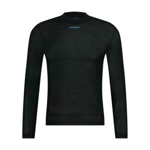 SHIMANO Cyklistické triko s dlouhým rukávem - VERTEX PRIMA LONG - černá M obraz