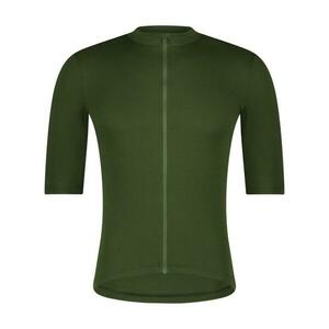 SHIMANO Cyklistický dres s krátkým rukávem - ELEMENTO - zelená M obraz