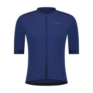 SHIMANO Cyklistický dres s krátkým rukávem - FUTURO - modrá M obraz