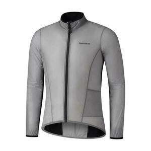 SHIMANO Cyklistická větruodolná bunda - BEAUFORT WINDBREAKER LIGHT - šedá L obraz