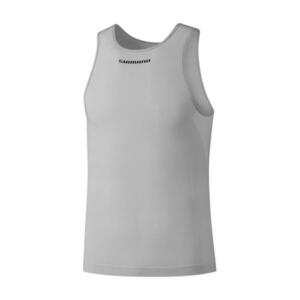 SHIMANO Cyklistické triko bez rukávů - VERTEX SL - šedá XL obraz