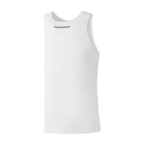 SHIMANO Cyklistické triko bez rukávů - VERTEX SL - bílá 2XL obraz