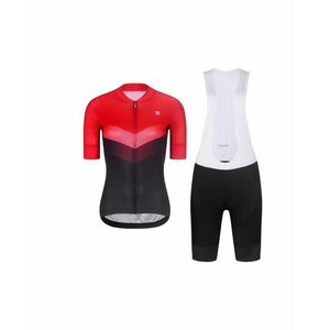 RIVANELLE Cyklistický krátký dres a krátké kalhoty - ARROW II - červená/černá obraz