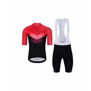 HOLOKOLO Cyklistický krátký dres a krátké kalhoty - ARROW II - červená/černá obraz