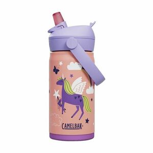 CAMELBAK Cyklistická láhev na vodu - THRIVE FLIP STRAW KIDS VSS 0, 35 L - oranžová/vícebarevná obraz