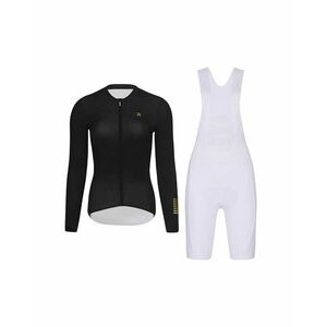 HOLOKOLO Cyklistický krátký dres a krátké kalhoty - VICTORIOUS ELITE - bílá/černá obraz