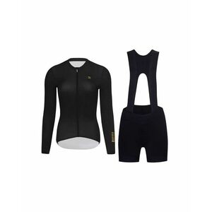 HOLOKOLO Cyklistický dlouhý dres a kalhoty - VICTORIOUS ELITE - černá/bílá obraz