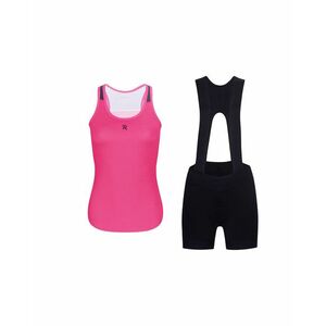 HOLOKOLO Cyklistický krátký dres a krátké kalhoty - SPARK ELITE - růžová/černá obraz