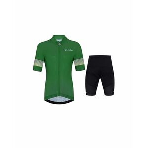 HOLOKOLO Cyklistický krátký dres a krátké kalhoty - FLOW JUNIOR - černá/zelená obraz