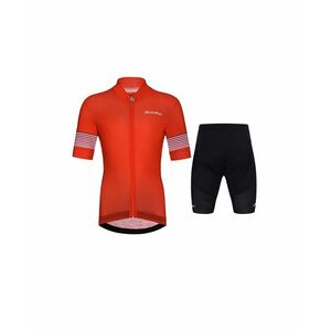 HOLOKOLO Cyklistický krátký dres a krátké kalhoty - FLOW JUNIOR - černá/červená obraz