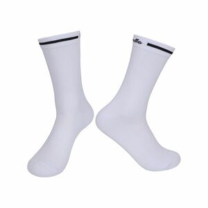 RIVANELLE Cyklistické ponožky klasické - VELON - bílá UNI obraz