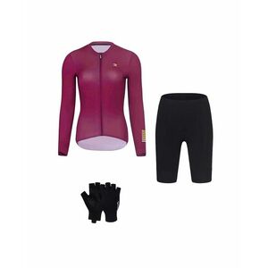 RIVANELLE Cyklistický mega set - VICTORIOUS - černá/bordó obraz